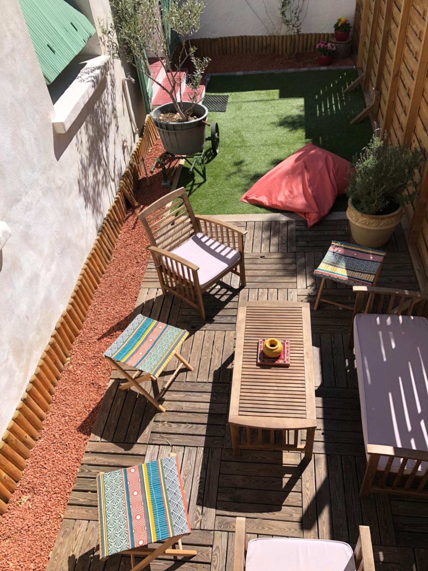 Casa Dahlia - Charmant Appartement Equipe Avec Grande Terrasse Марсейан Экстерьер фото